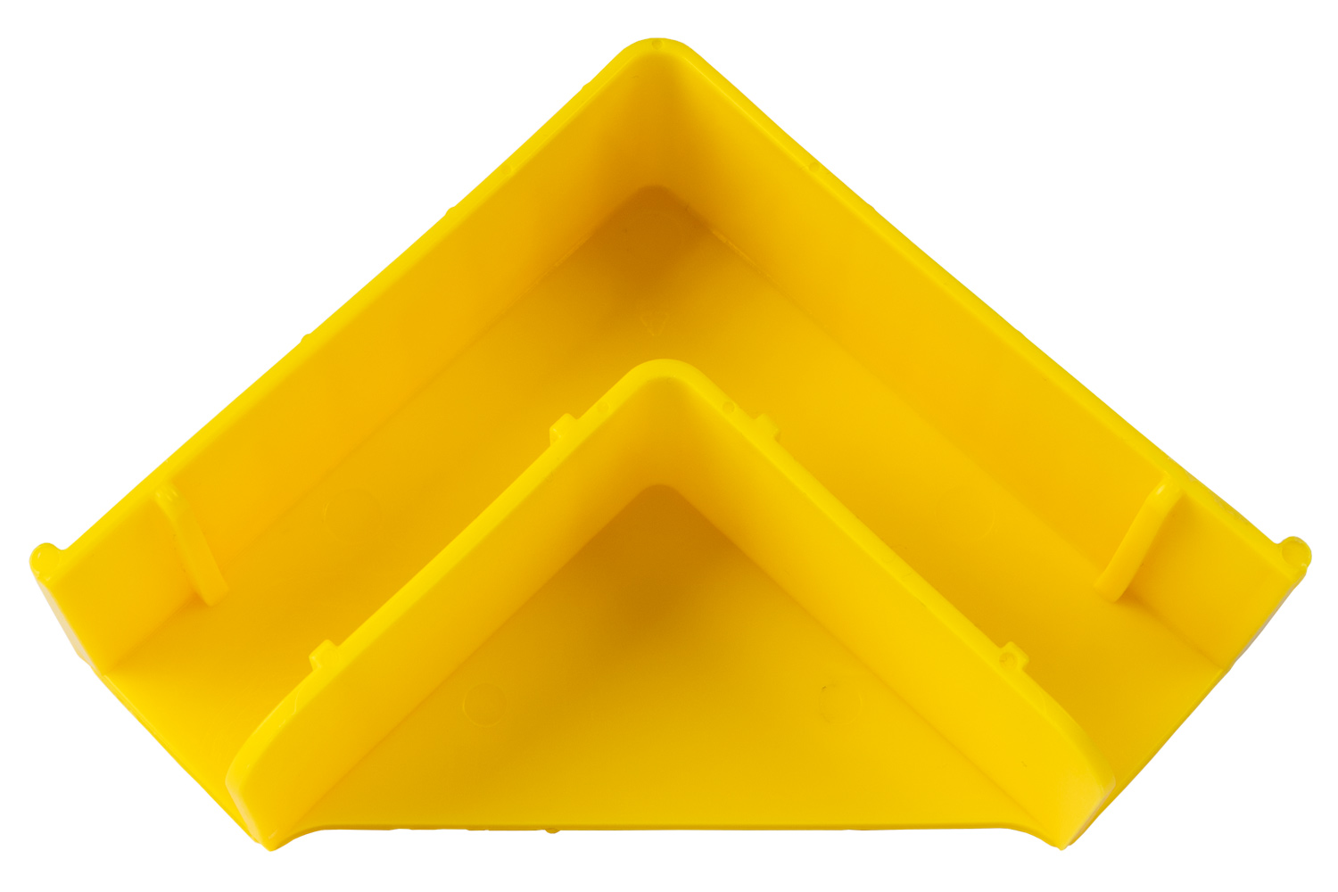 Stapelecken für Holzaufsatz-, rahmen aus Kunststoff, gelb, / Inhalt à VE = 20