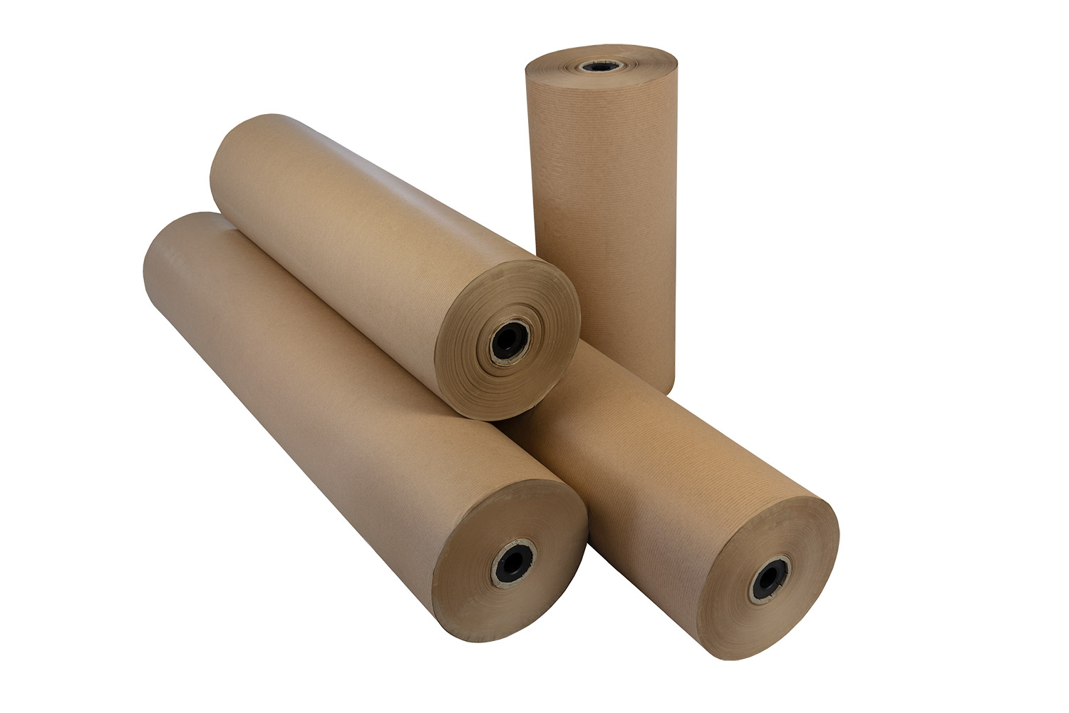 Packpapier Natron-Mischpapier, 100cm breit, 80g/qm, Rollendurchm. 210mm, braun / Inhalt à VE = 24