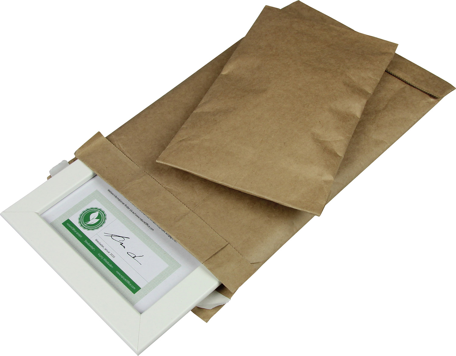 Papierpolstertaschen, 245x381mm, Innenmaß, 260x381mm, Außenmaß / Inhalt à VE = 100