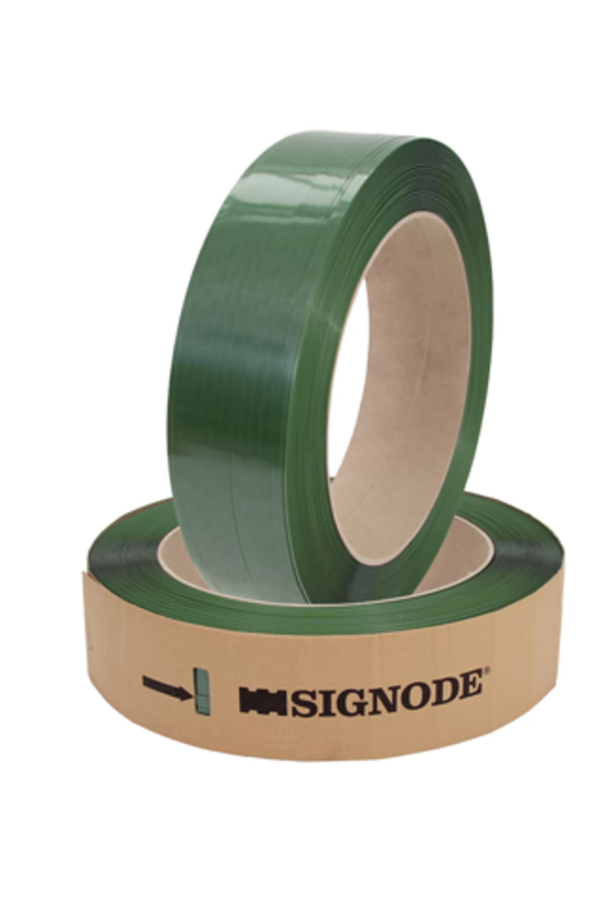SIGNODE-Dylastic-Band, 12,7x0,56mmx2438lfm, 816 B, schwarz, Kerndurchm. 406mm