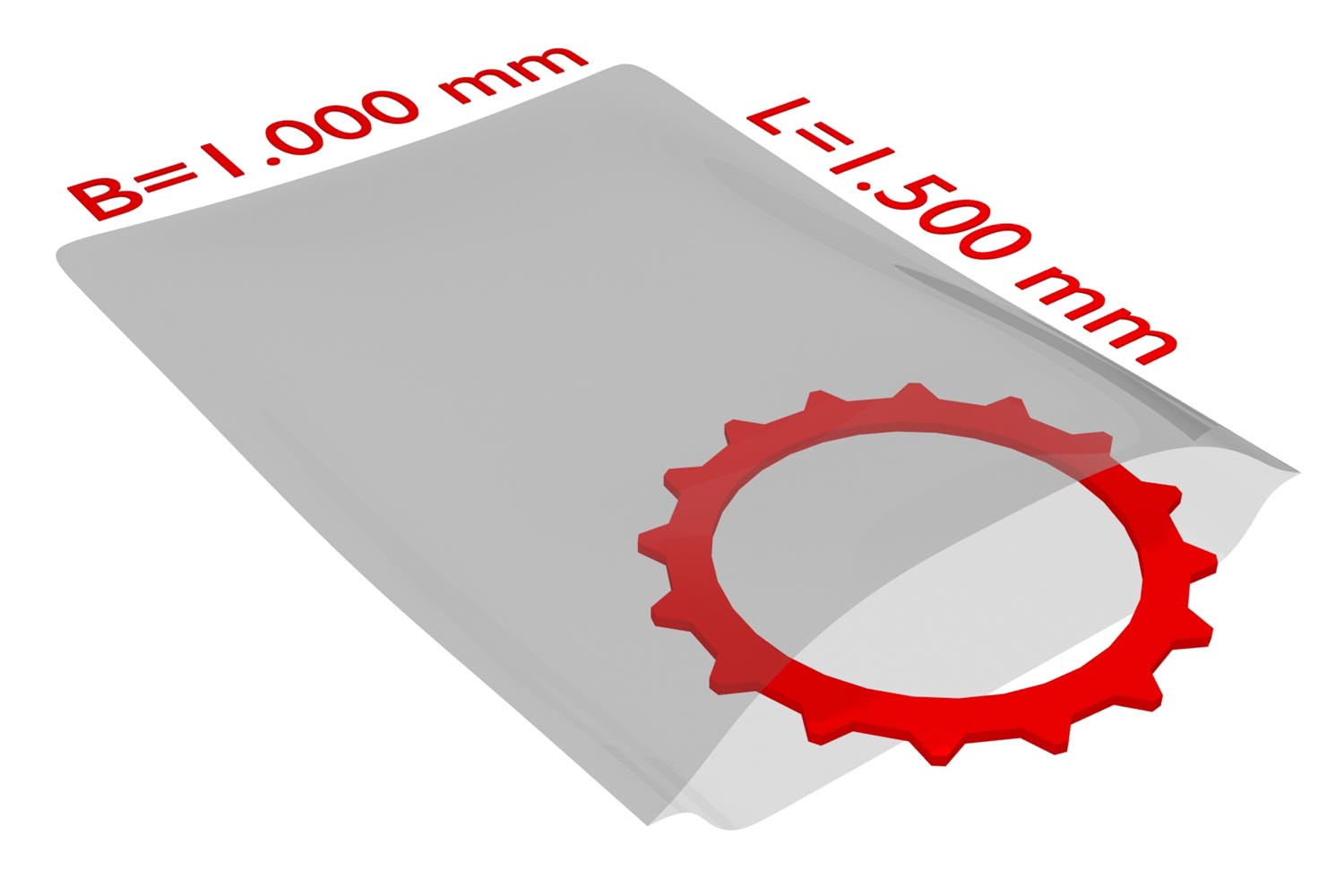 PE-Flachbeutel, 1.000x1.500mm, 50µ,transparent / Inhalt à VE = 100