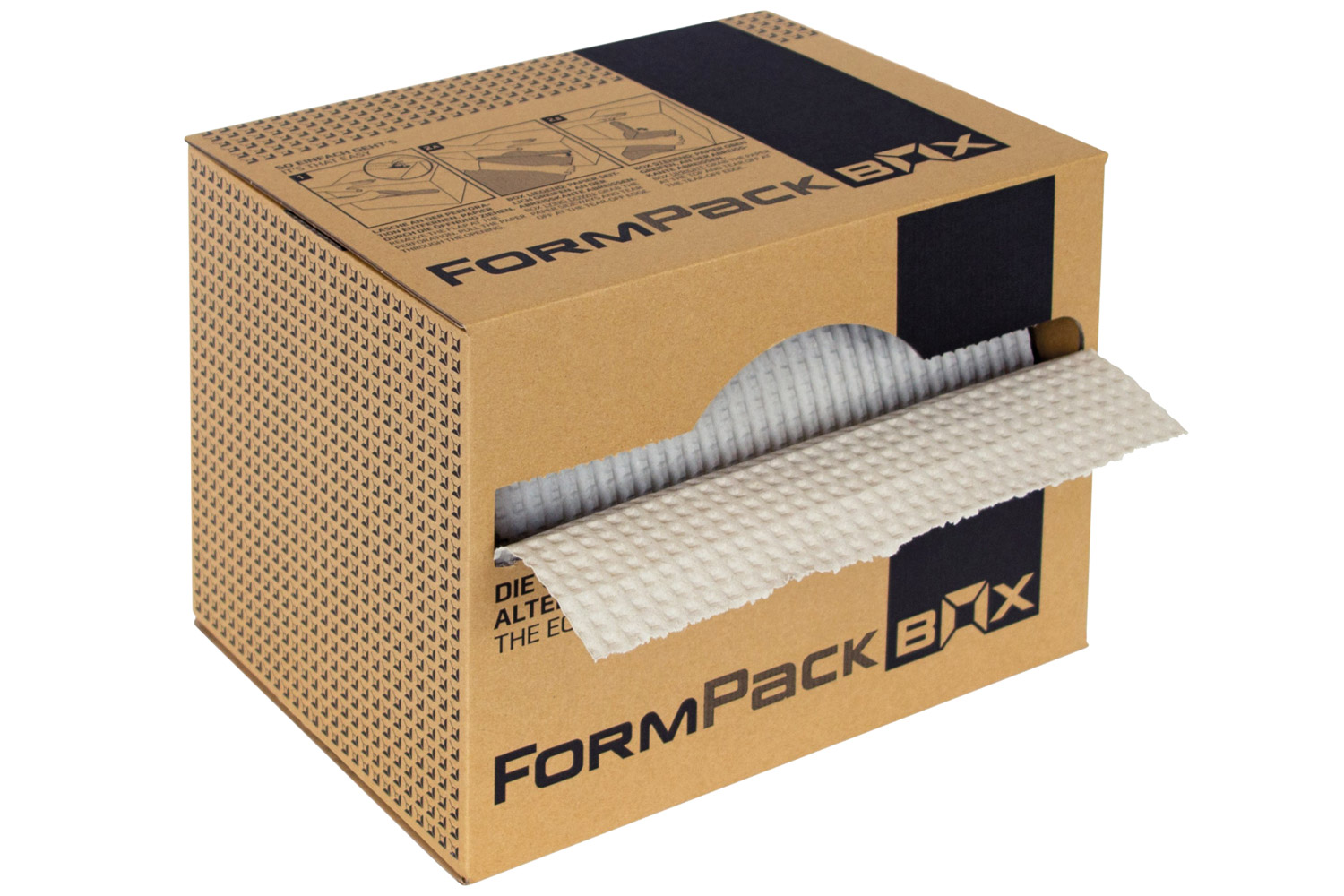 FormPack Box, 350mm breitx55lfm, 125g/qm, Boxmaß: 300x400x300mm