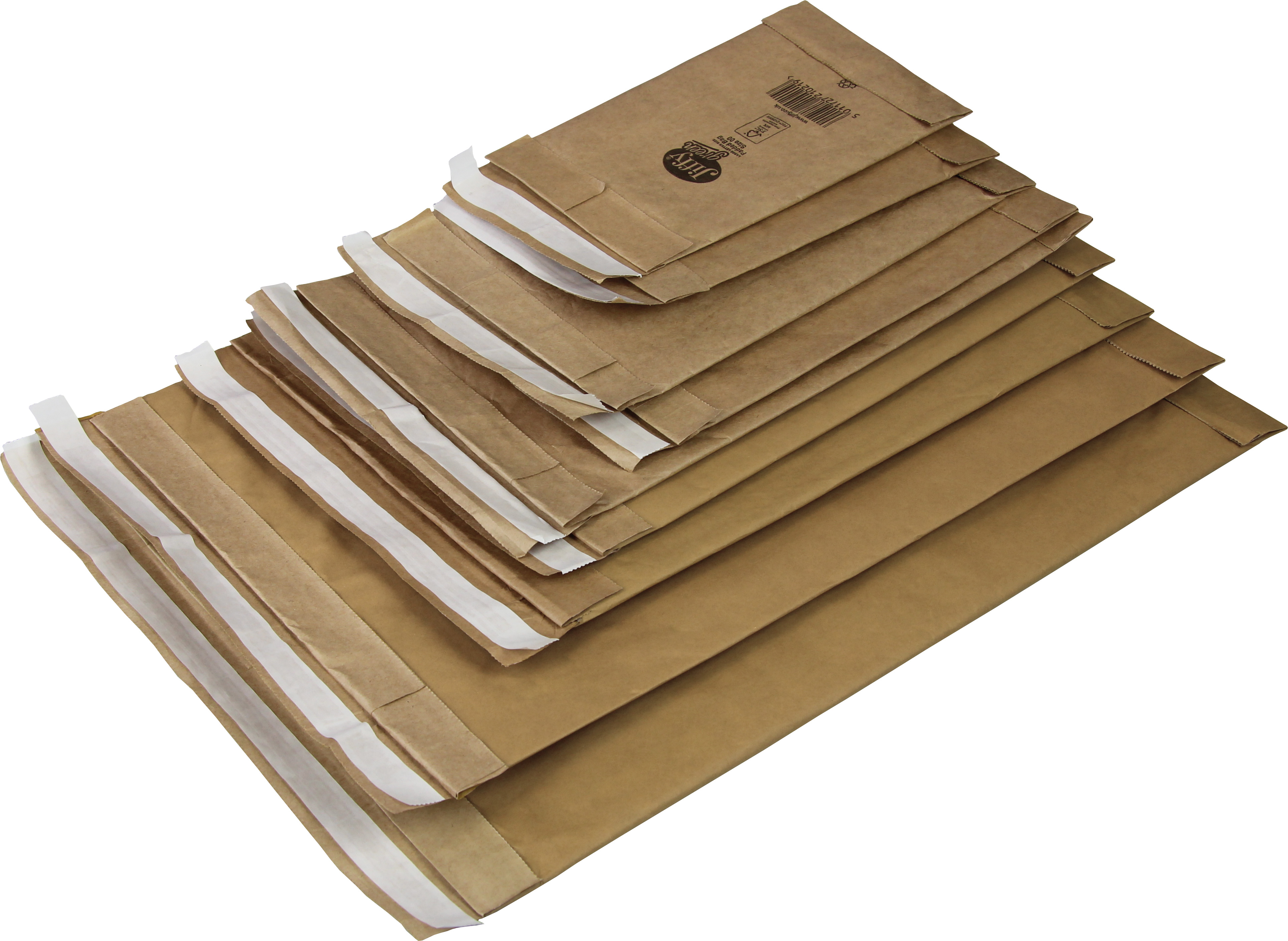 Papierpolstertaschen, 195x280mm, Innenmaß, 210x280mm, Außenmaß / Inhalt à VE = 100