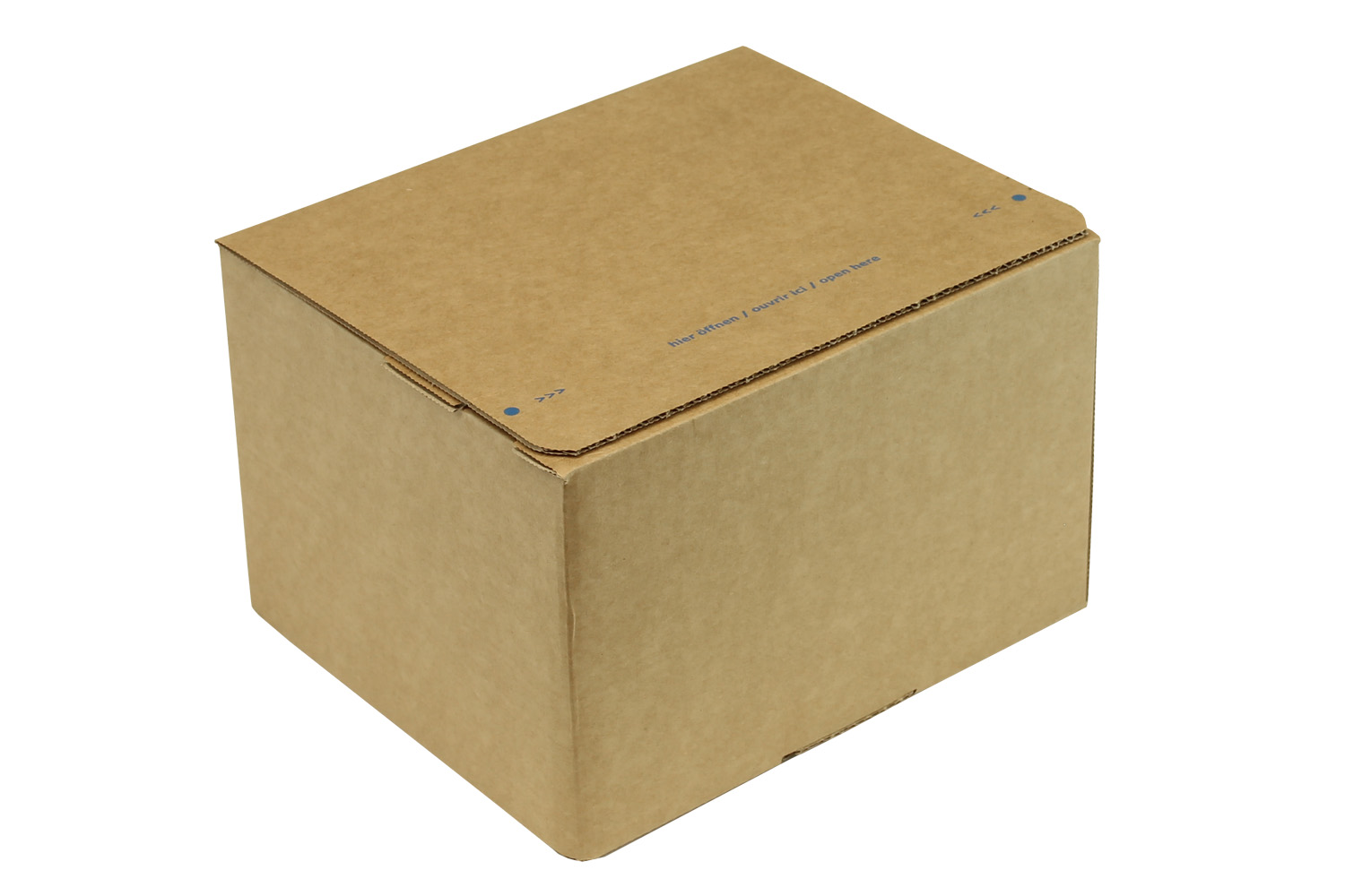 Karton 1-wellig, 214x153x112mm, A5, Qualtität 1.2E, braun, Automatikboden / Inhalt à VE = 40