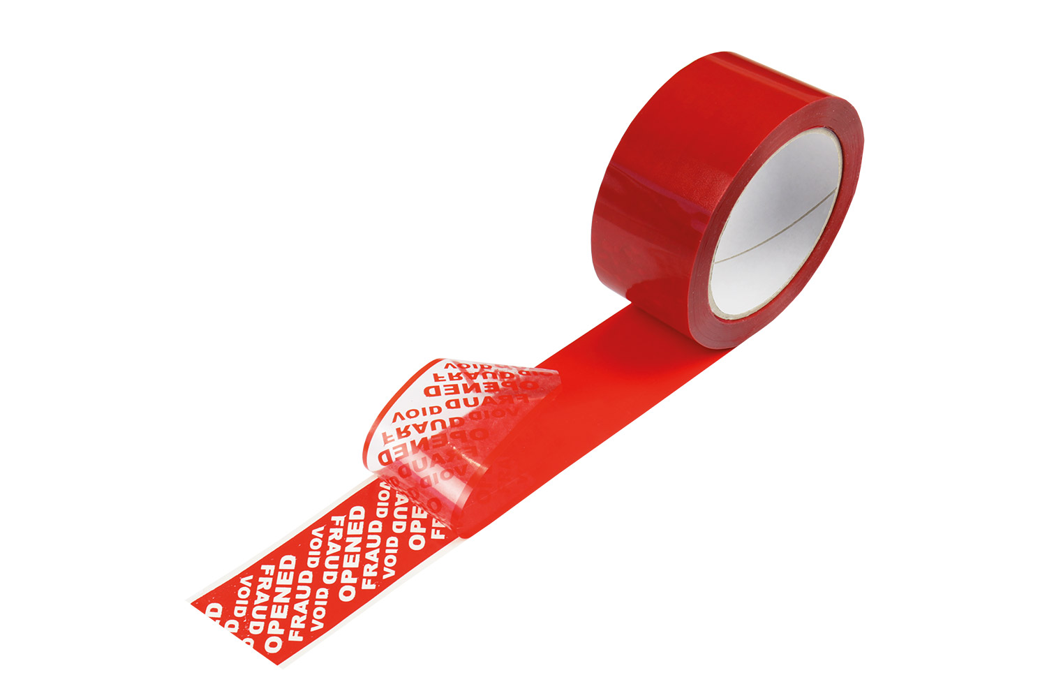 PP-Sicherheits Siegelband, rot, 50mm breit x50lfm., 53µ,, rot, opened/void / Inhalt à VE = 36