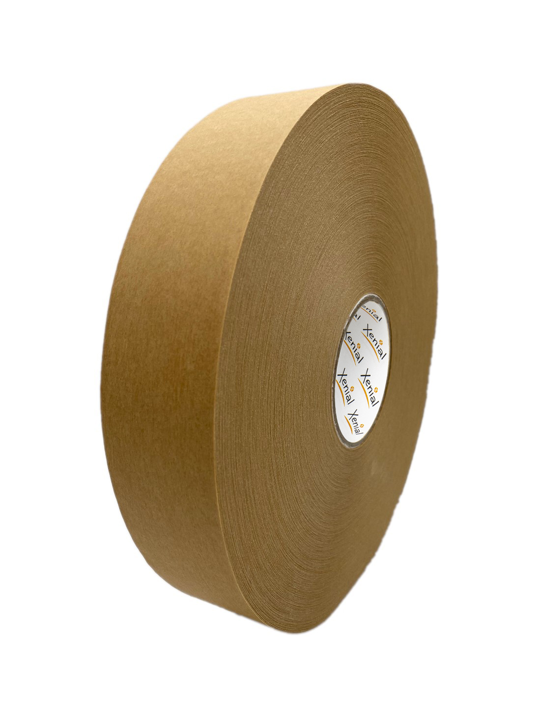 XENIAL Papier-Packband, 50mm breitx500lfm, 135µ,, Großrolle, braun / Inhalt à VE = 6