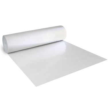 Floor- Protection Abdeckvlies, 1m breitx50lfm, weiß, selbsthaftendes Polyestervlies