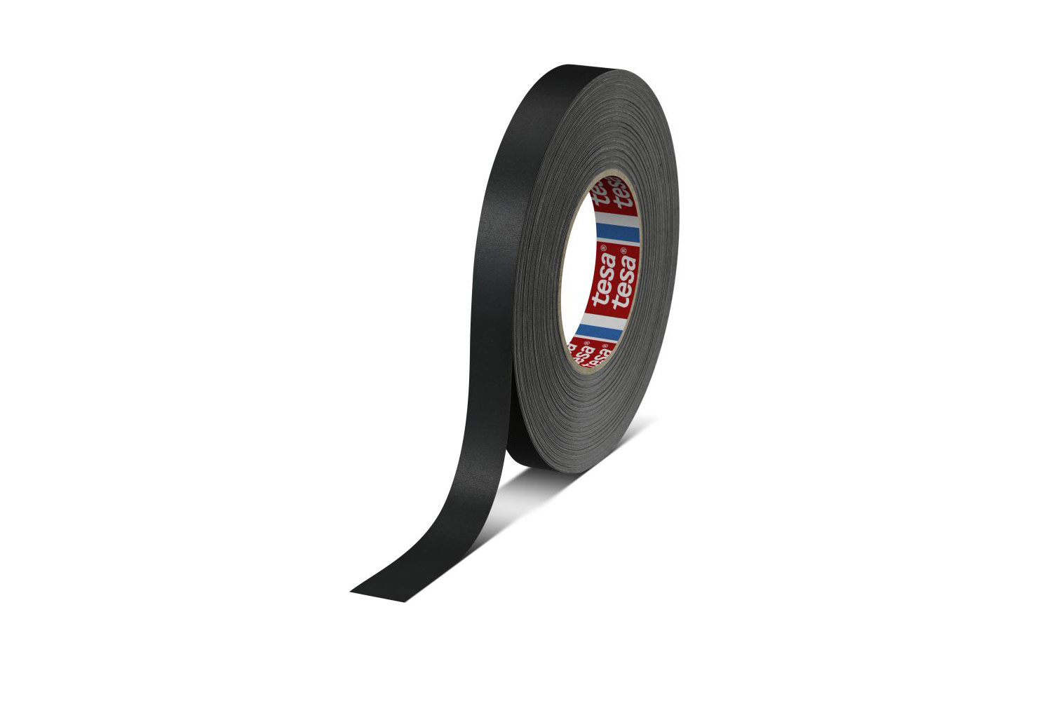 Premium Gewebeklebeband, 19mm breit x 50lfm., schwarz, TESA 4651 / Inhalt à VE = 8