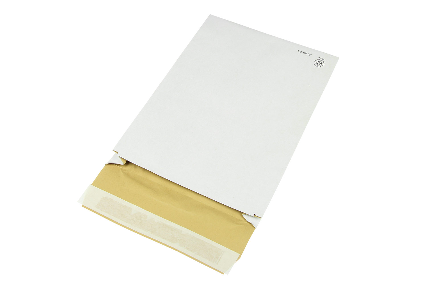 Polster-Versandtasche, 229x324mm, Seitenfalte 50mm, C4, weiß, Haftleimstreifen / Inhalt à VE = 100