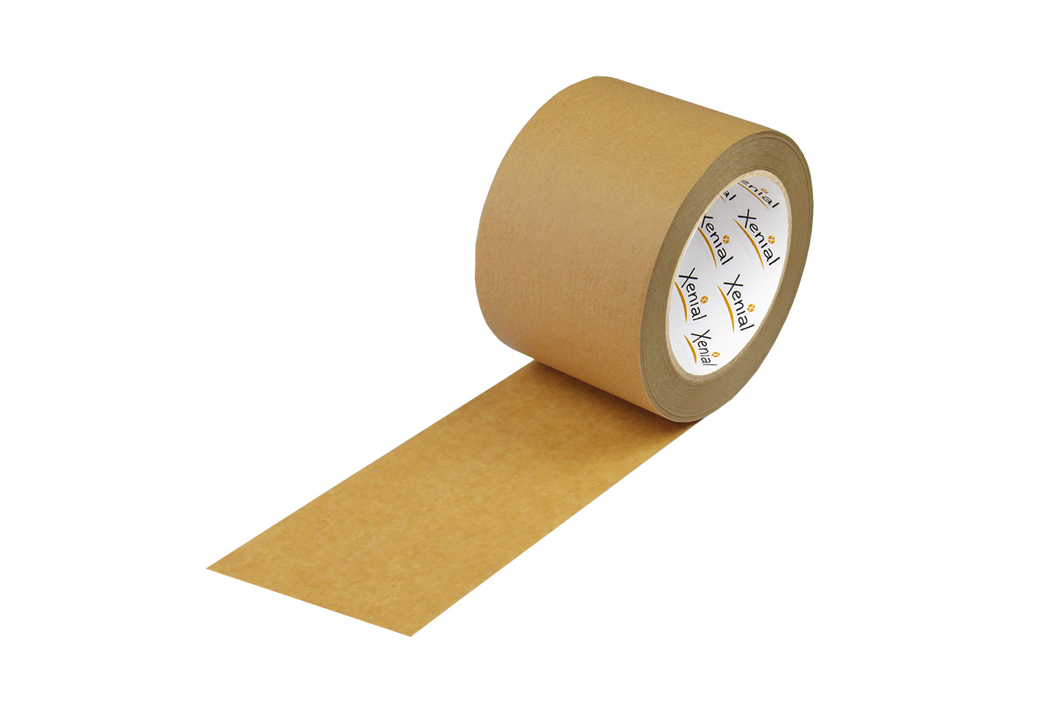 Papier-Packband, 75mm breit x 50lfm, 130µ,, braun / Inhalt à VE = 24